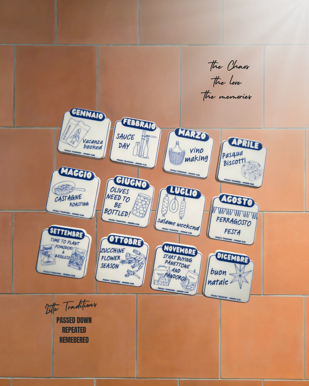 Festa Magnets Set